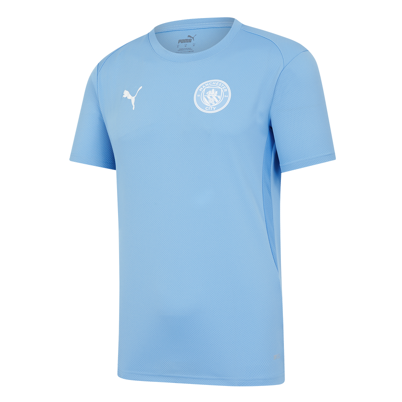 MCFC LW MENS ESS POLY TEE - team light blue