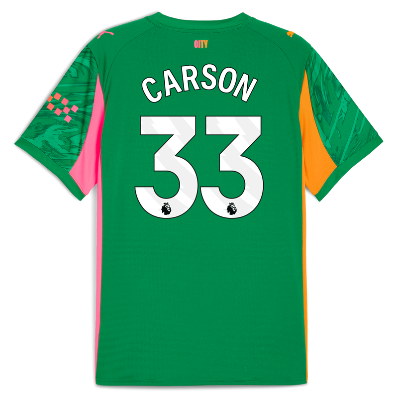 MENS GK JERSEY SS-CARSON-33-EPL-PL - green