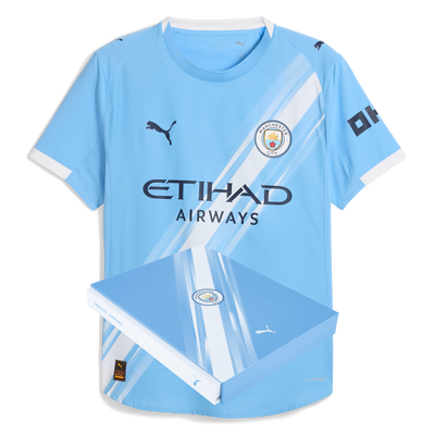 Manchester City Home Authentic Jersey 2025/26 In Gift Box
